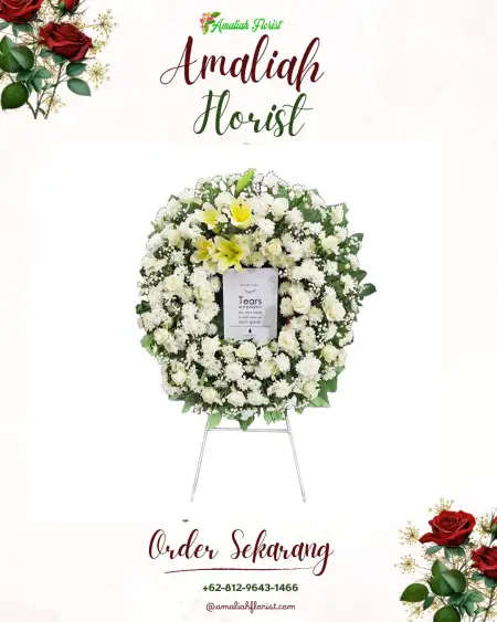 Krans Bunga Duka Bergas