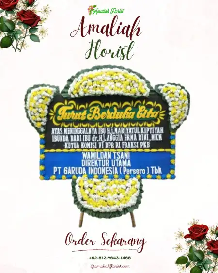 Papan Bunga Duka Bergas